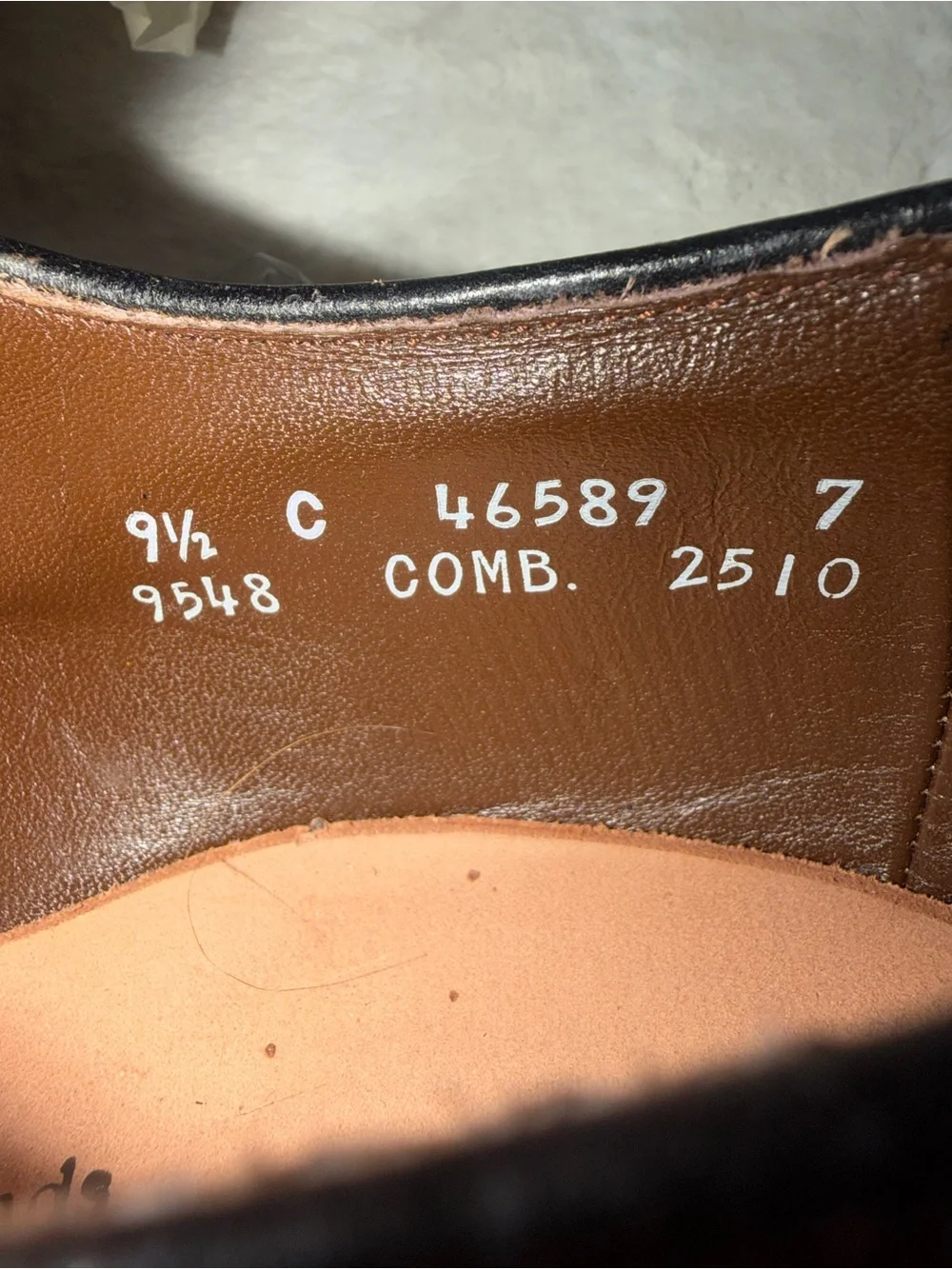 NEW Vintage Deadstock Allen Edmonds Leeds 9548 Shell Cordovan Derby Oxford 9